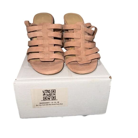New! Marc Fisher Suede Ankle Wrap Phoebe Sandals - Size 8 - Picture 9 of 10
